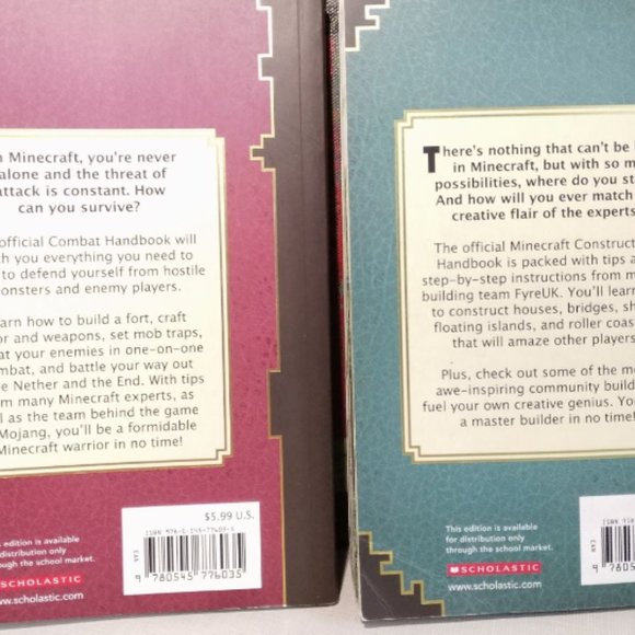 Set of 2 Hardcover Minecraft Handbooks - Picture 2 of 2